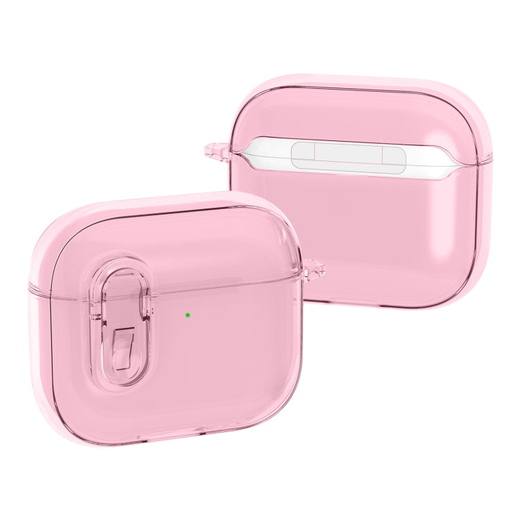 For AirPods 4 Ice Crystals Shockproof Earphone Protective Case(Pink) - For AirPods 4 by buy2fix | Online Shopping UK | buy2fix