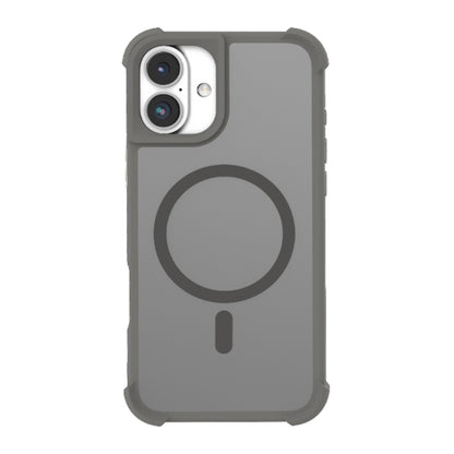 For iPhone 16 Skin Feel MagSafe Phone Case(Grey) by buy2fix