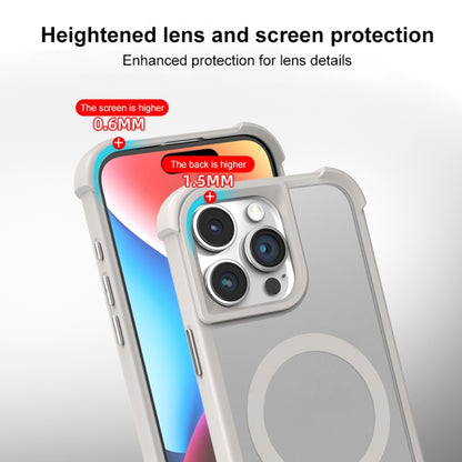 For iPhone 16 Pro Skin Feel MagSafe Phone Case(Grey) - iPhone 16 Pro Cases by buy2fix | Online Shopping UK | buy2fix