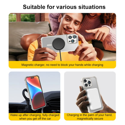 For iPhone 16 Plus Skin Feel MagSafe Phone Case(Grey) - iPhone 16 Plus Cases by buy2fix | Online Shopping UK | buy2fix