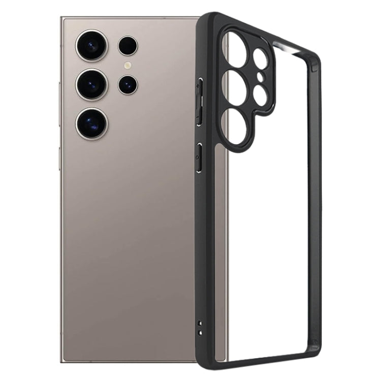 For Samsung Galaxy S25 Ultra 5G Frosted TPU + Transparent PC Phone Case by buy2fix