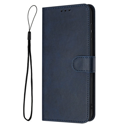 For Nothing CMF Phone 1 Solid Calf Texture Flip Leather Phone Case(Dark Blue) - More Brand by buy2fix | Online Shopping UK | buy2fix