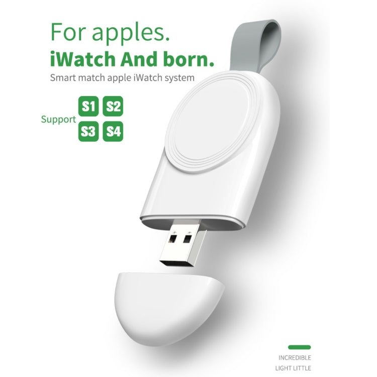 For Apple Watch Series 847 Magnetic Wireless Charger(White) - Charger / Holder by buy2fix | Online Shopping UK | buy2fix