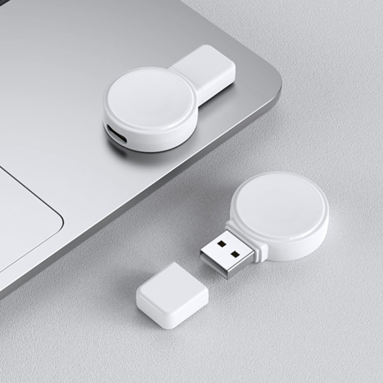 For Apple Watch Series X53 Portable Wireless Charger(White) - Charger / Holder by buy2fix | Online Shopping UK | buy2fix