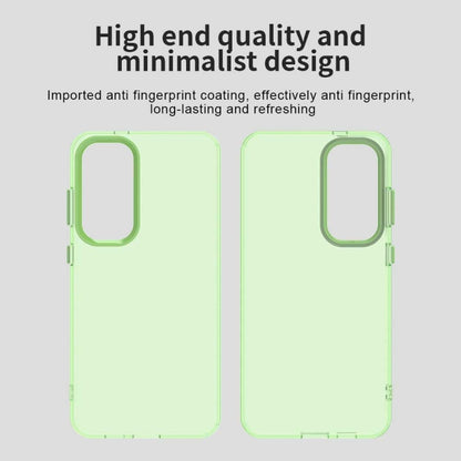 For Samsung Galaxy S25 5G Candy PC Hybrid TPU Shockproof Phone Case(Green) - Galaxy S25 5G Cases by buy2fix | Online Shopping UK | buy2fix