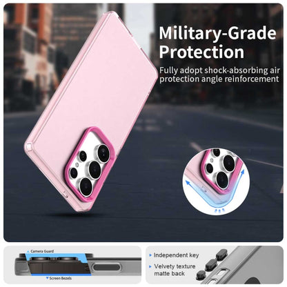 For Samsung Galaxy S25 Ultra 5G Candy PC Hybrid TPU Shockproof Phone Case(Red) by buy2fix