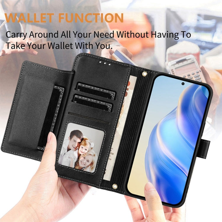 For Ulefone Note 18 Ultra Multi-Card Slots Zipper Wallet Leather Phone Case(Black) by buy2fix