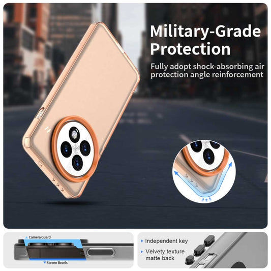 For OnePlus 13 Candy PC Hybrid TPU Shockproof Phone Case(Orange) by buy2fix