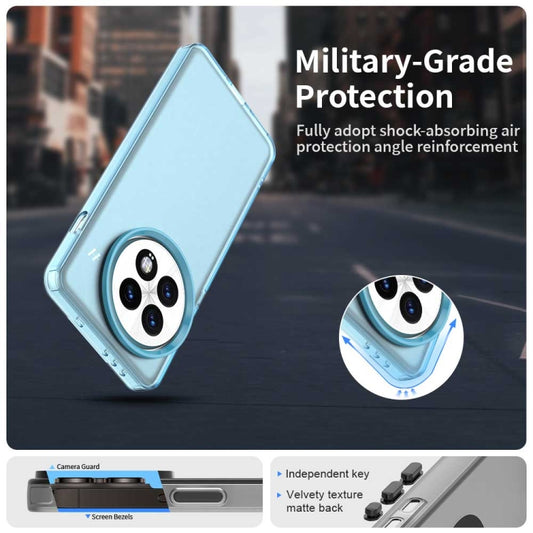 For OnePlus 13 Candy PC Hybrid TPU Shockproof Phone Case(Blue) by buy2fix