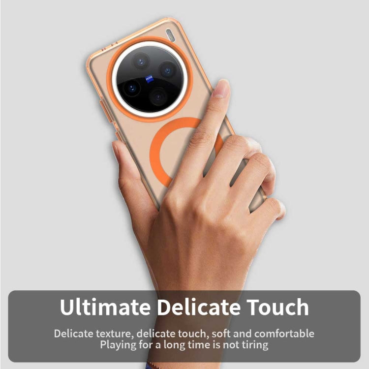 For vivo X200 Pro mini Candy Magsafe PC Hybrid TPU Phone Case(Orange) by buy2fix