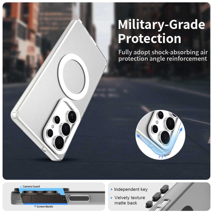 For Samsung Galaxy S25 Ultra 5G Candy Magsafe PC Hybrid TPU Phone Case(White) by buy2fix