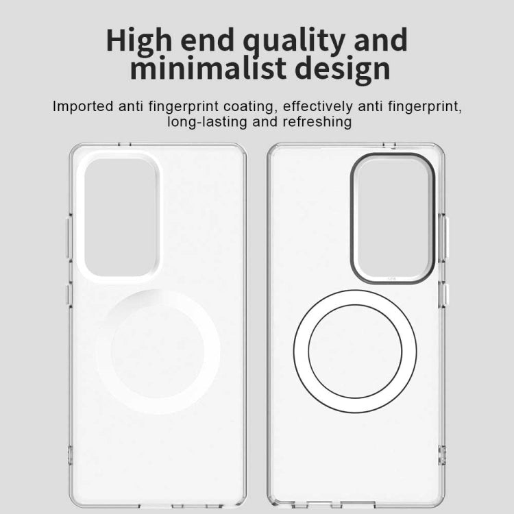 For Samsung Galaxy S25 Ultra 5G Candy Magsafe PC Hybrid TPU Phone Case(White) by buy2fix