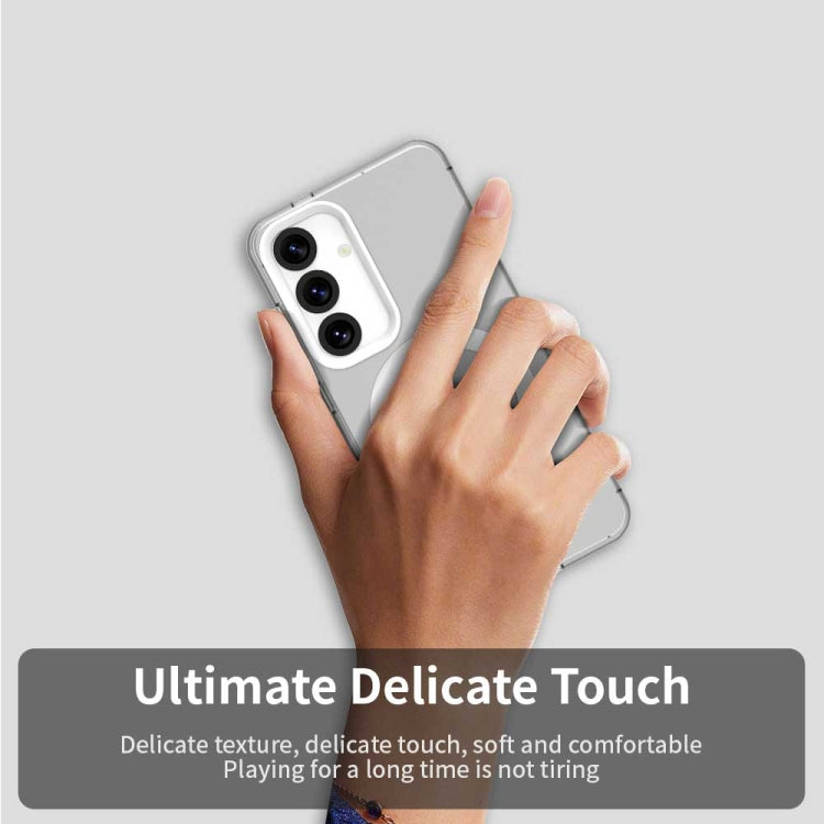 For Samsung Galaxy S25 5G Candy Magsafe PC Hybrid TPU Phone Case(White) by buy2fix