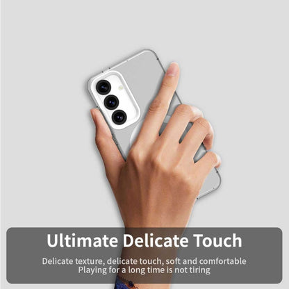 For Samsung Galaxy S25 5G Candy Magsafe PC Hybrid TPU Phone Case(White) by buy2fix