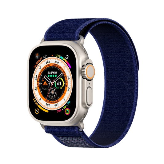 For Apple Watch 46mm / 49mm / 45mm / 44mm DUX DUCIS YJ Series Nylon Watch Band(Blue) - Watch Bands by DUX DUCIS | Online Shopping UK | buy2fix