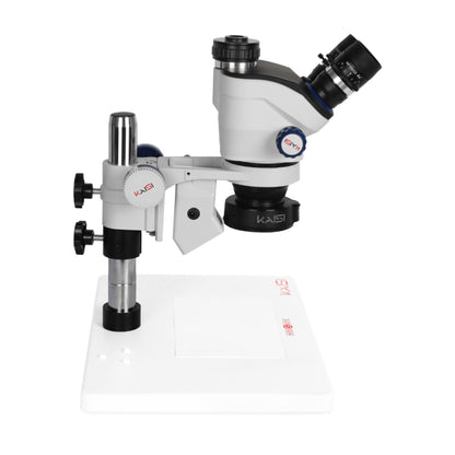 Kaisi TX-350E Ver1.3 7X-50X Zoom Trinocular Stereo Microscope with Big Base & 4K Camera - Microscope Magnifier Series by Kaisi | Online Shopping UK | buy2fix