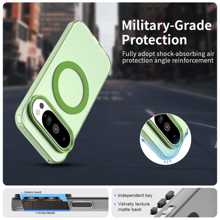 For Google Pixel 10 / 10 Pro Candy Magsafe PC Hybrid TPU Phone Case(Green) - Google Cases by buy2fix | Online Shopping UK | buy2fix