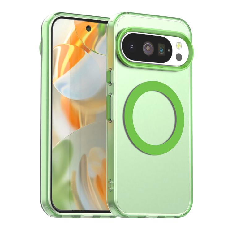 For Google Pixel 10 Pro XL Candy Magsafe PC Hybrid TPU Phone Case(Green) - Google Cases by buy2fix | Online Shopping UK | buy2fix