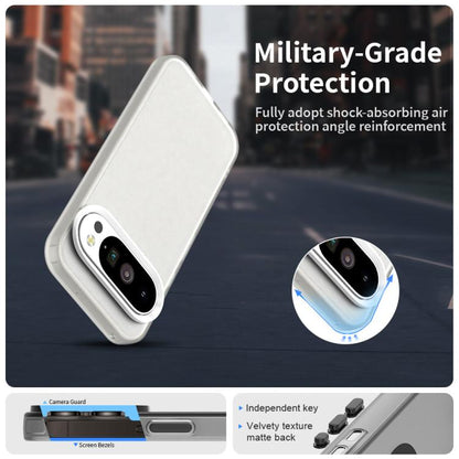 For Google Pixel 10 / 10 Pro Candy PC Hybrid TPU Shockproof Phone Case(White) - Google Cases by buy2fix | Online Shopping UK | buy2fix