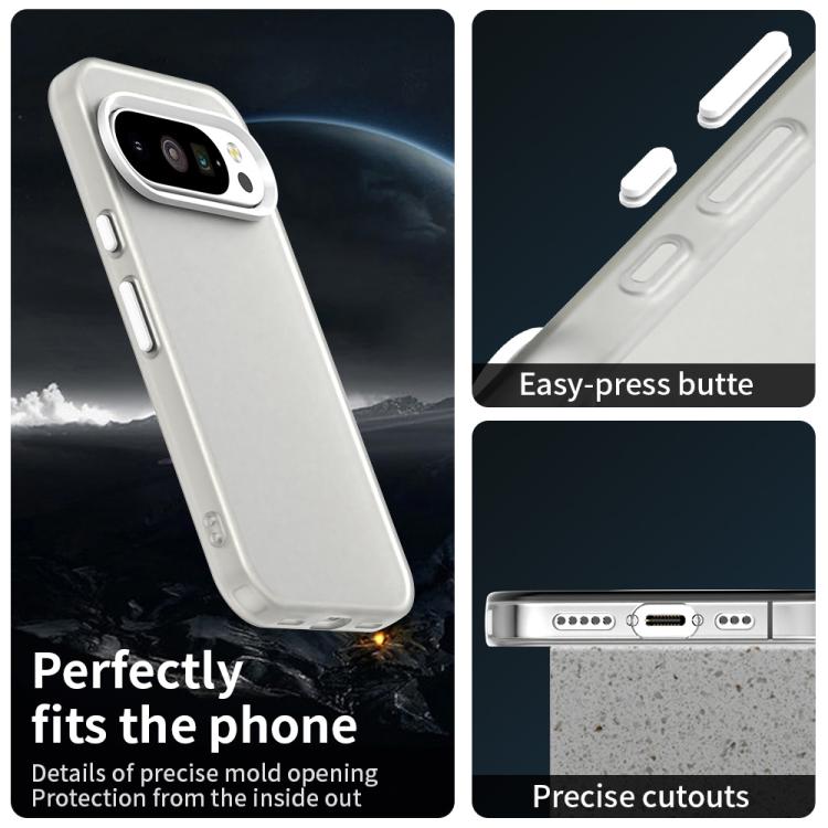 For Google Pixel 10 / 10 Pro Candy PC Hybrid TPU Shockproof Phone Case(White) - Google Cases by buy2fix | Online Shopping UK | buy2fix