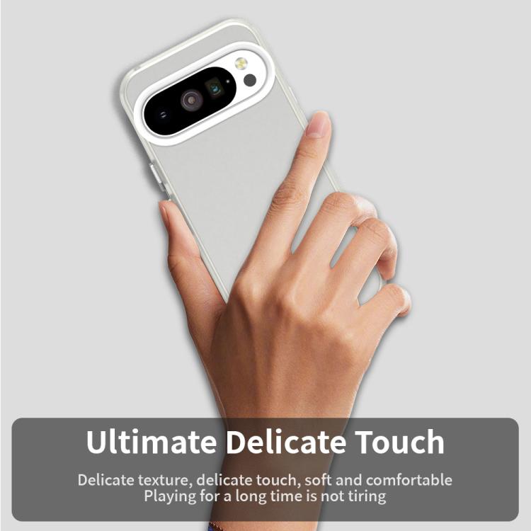 For Google Pixel 10 / 10 Pro Candy PC Hybrid TPU Shockproof Phone Case(White) - Google Cases by buy2fix | Online Shopping UK | buy2fix