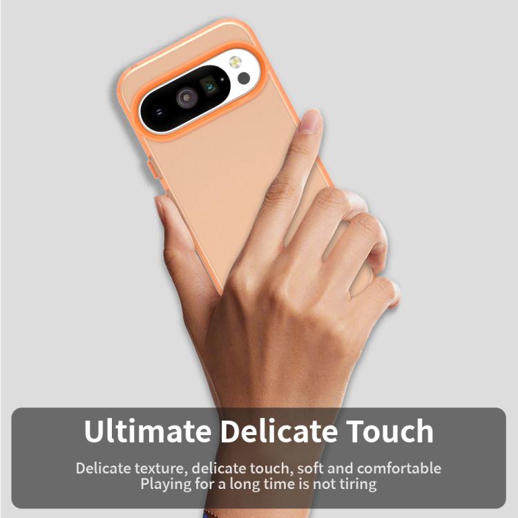 For Google Pixel 10 / 10 Pro Candy PC Hybrid TPU Shockproof Phone Case(Orange) - Google Cases by buy2fix | Online Shopping UK | buy2fix