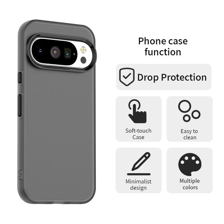 For Google Pixel 10 / 10 Pro Candy PC Hybrid TPU Shockproof Phone Case(Black) - Google Cases by buy2fix | Online Shopping UK | buy2fix