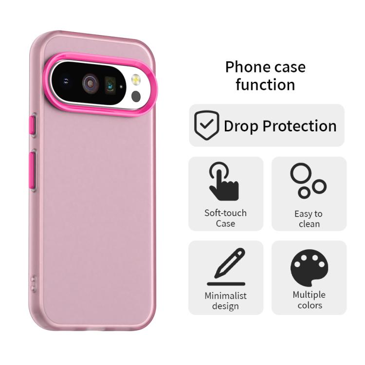 For Google Pixel 10 / 10 Pro Candy PC Hybrid TPU Shockproof Phone Case(Red) - Google Cases by buy2fix | Online Shopping UK | buy2fix