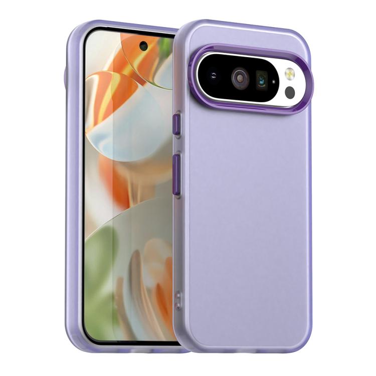 For Google Pixel 10 / 10 Pro Candy PC Hybrid TPU Shockproof Phone Case(Purple) - Google Cases by buy2fix | Online Shopping UK | buy2fix