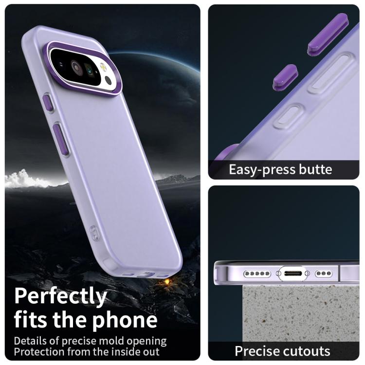 For Google Pixel 10 / 10 Pro Candy PC Hybrid TPU Shockproof Phone Case(Purple) - Google Cases by buy2fix | Online Shopping UK | buy2fix