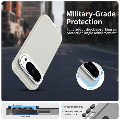 For Google Pixel 10 Pro XL Candy PC Hybrid TPU Shockproof Phone Case(White) - Google Cases by buy2fix | Online Shopping UK | buy2fix