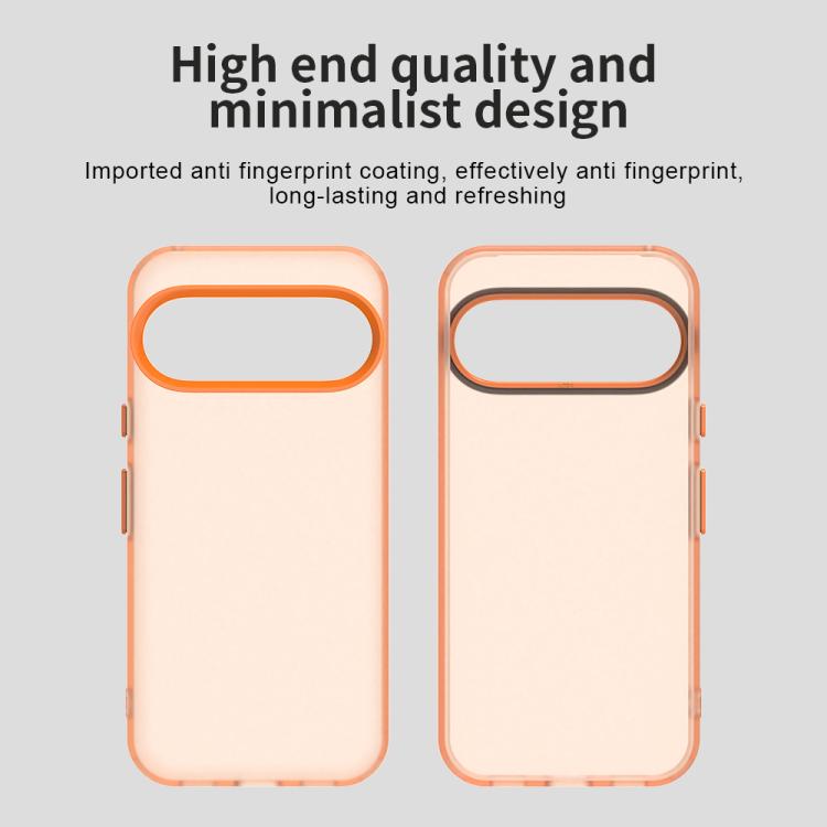 For Google Pixel 10 Pro XL Candy PC Hybrid TPU Shockproof Phone Case(Orange) - Google Cases by buy2fix | Online Shopping UK | buy2fix