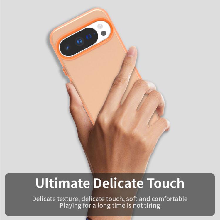 For Google Pixel 10 Pro XL Candy PC Hybrid TPU Shockproof Phone Case(Orange) - Google Cases by buy2fix | Online Shopping UK | buy2fix