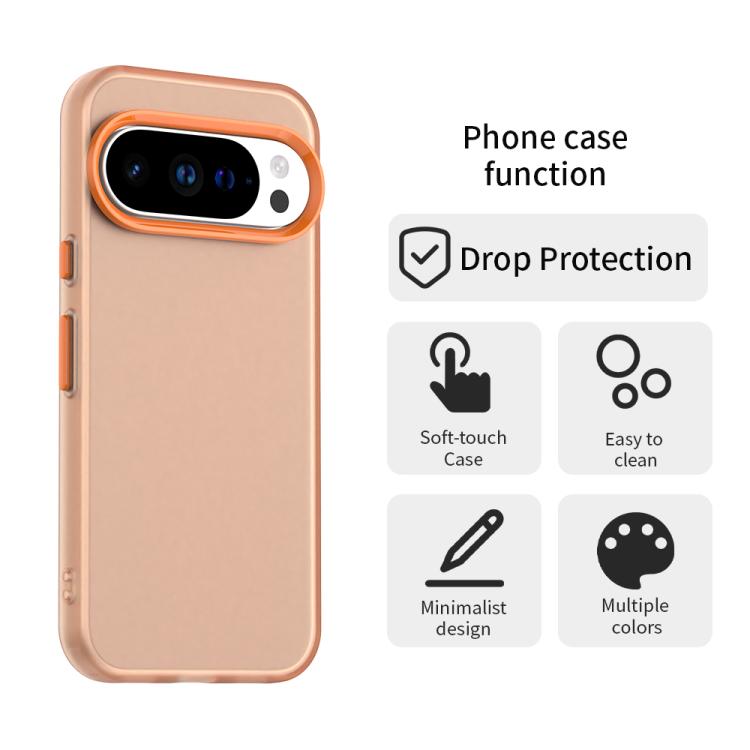 For Google Pixel 10 Pro XL Candy PC Hybrid TPU Shockproof Phone Case(Orange) - Google Cases by buy2fix | Online Shopping UK | buy2fix