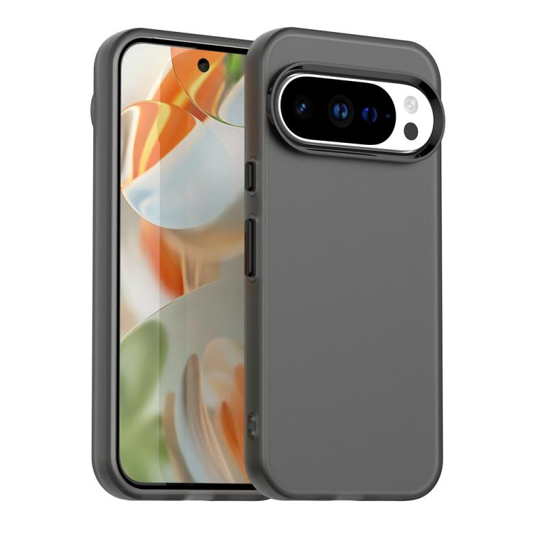For Google Pixel 10 Pro XL Candy PC Hybrid TPU Shockproof Phone Case(Black) - Google Cases by buy2fix | Online Shopping UK | buy2fix