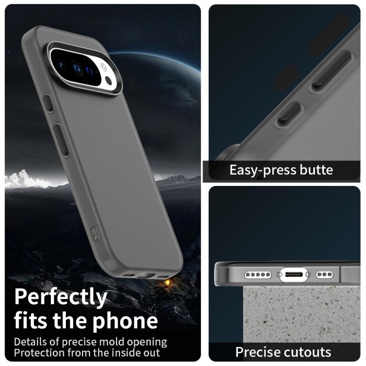 For Google Pixel 10 Pro XL Candy PC Hybrid TPU Shockproof Phone Case(Black) - Google Cases by buy2fix | Online Shopping UK | buy2fix