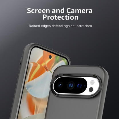 For Google Pixel 10 Pro XL Candy PC Hybrid TPU Shockproof Phone Case(Black) - Google Cases by buy2fix | Online Shopping UK | buy2fix