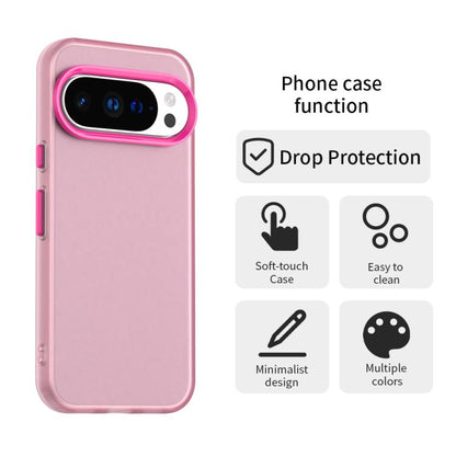 For Google Pixel 10 Pro XL Candy PC Hybrid TPU Shockproof Phone Case(Red) - Google Cases by buy2fix | Online Shopping UK | buy2fix