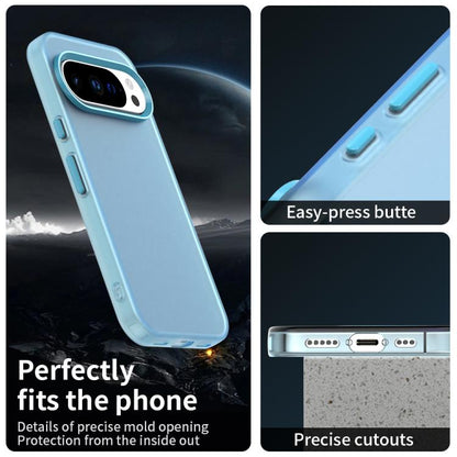 For Google Pixel 10 Pro XL Candy PC Hybrid TPU Shockproof Phone Case(Blue) - Google Cases by buy2fix | Online Shopping UK | buy2fix