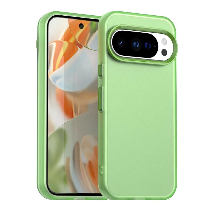 For Google Pixel 10 Pro XL Candy PC Hybrid TPU Shockproof Phone Case(Green) - Google Cases by buy2fix | Online Shopping UK | buy2fix