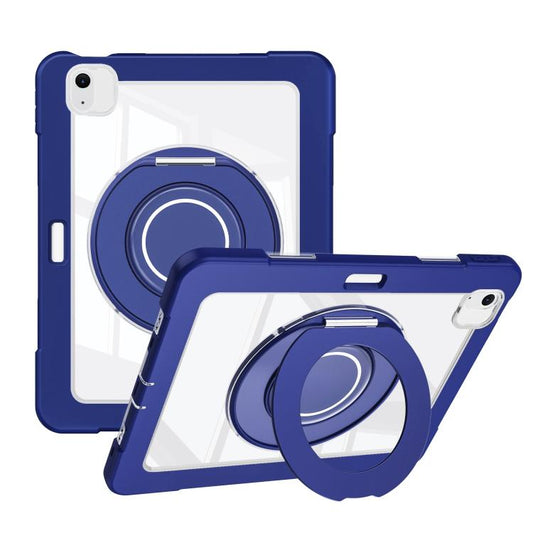 For iPad Air 13 2025 / 2024 Crystal Armor PC Hybrid TPU Tablet Case with Pen Slot(Dark Blue) - iPad Pro 12.9 (2022/2021) Cases by buy2fix | Online Shopping UK | buy2fix