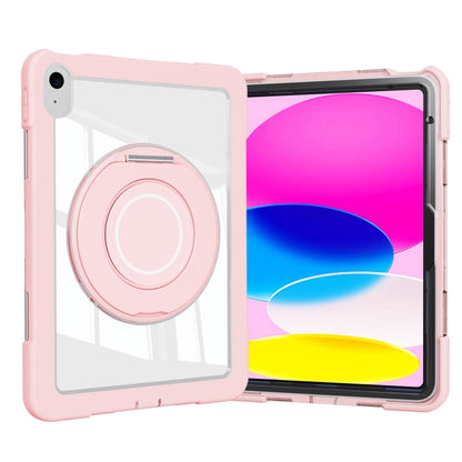 For iPad 2025 / 2022 Crystal Armor PC Hybrid TPU Tablet Case(Pink) - iPad 2025 / 2022 Cases by buy2fix | Online Shopping UK | buy2fix