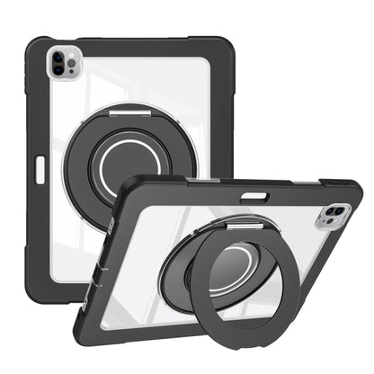 For iPad Pro 11 2022 / 2021 / 2020 Crystal Armor PC Hybrid TPU Tablet Case(Black) - iPad Pro 11 (2022/2021) Cases by buy2fix | Online Shopping UK | buy2fix