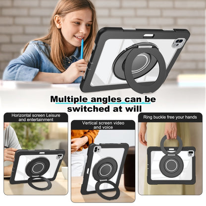 For iPad Pro 11 2022 / 2021 / 2020 Crystal Armor PC Hybrid TPU Tablet Case(Black) - iPad Pro 11 (2022/2021) Cases by buy2fix | Online Shopping UK | buy2fix