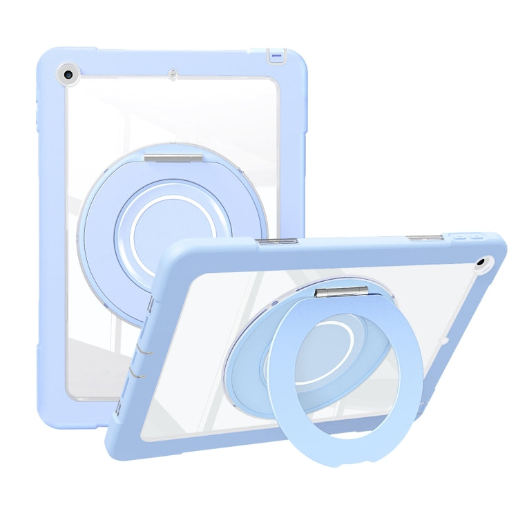 For iPad 10.2 2021 / 2020 / 2019 Crystal Armor PC Hybrid TPU Tablet Case(Blue) - iPad 10.2 Cases by buy2fix | Online Shopping UK | buy2fix