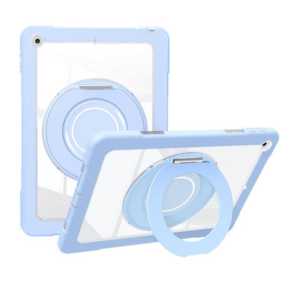 For iPad 10.2 2021 / 2020 / 2019 Crystal Armor PC Hybrid TPU Tablet Case(Blue) - iPad 10.2 Cases by buy2fix | Online Shopping UK | buy2fix