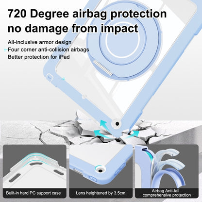 For iPad 10.2 2021 / 2020 / 2019 Crystal Armor PC Hybrid TPU Tablet Case(Blue) - iPad 10.2 Cases by buy2fix | Online Shopping UK | buy2fix