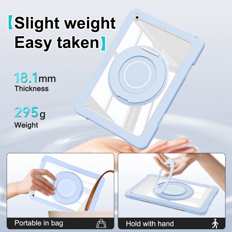 For iPad 10.2 2021 / 2020 / 2019 Crystal Armor PC Hybrid TPU Tablet Case(Blue) - iPad 10.2 Cases by buy2fix | Online Shopping UK | buy2fix