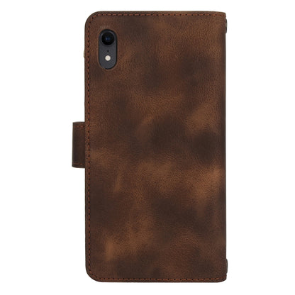 For iPhone XR Dream 9-Card Zipper Wallet RFID Leather Phone Case with Lanyard(Brown) - More iPhone Cases by buy2fix | Online Shopping UK | buy2fix
