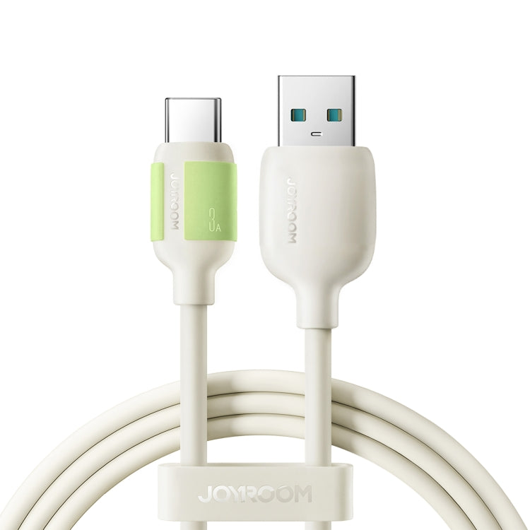 JOYROOM S-A53 Fluorescent Series 3A USB to Type-C Fast Charging Data Cable, Length:2m(Beige) - USB-C & Type-C Cable by JOYROOM | Online Shopping UK | buy2fix